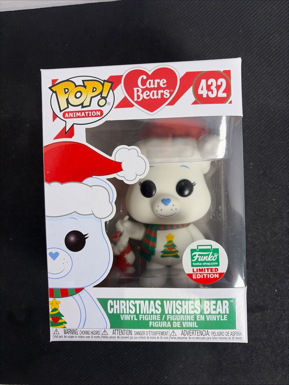 Funko Pop Care Bears Christmas Wishes Bear #432 Limited Edition
